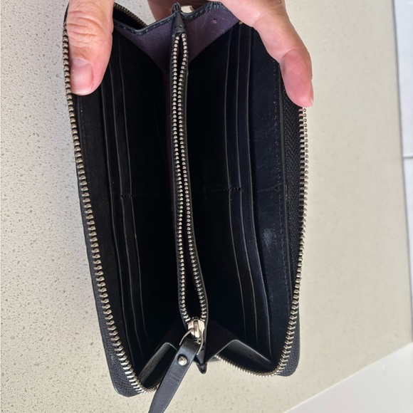 VTG Etienne Aigner Black Crocodile Leather Wallet Wristlet Classic Old Money EUC - Picture 8 of 8